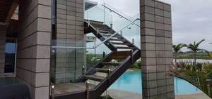 Ringhiera in Cavo d'Acciaio Inox con Corrimano in Legno - Product Image 6