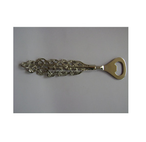 Abrebotellas de hojas de lujo, Material de Metal de la mejor calidad, acabado brillante, Abrebotellas personalizado para el hogar, Hotel, restaurante, Bar, uso - Product Image 6