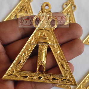 Ensemble complet de bijoux de collier d'officier maçonnique - Product Image 2