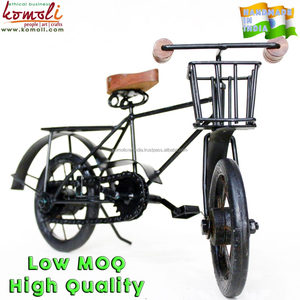 จักรยานเหล็กโบราณทำด้วยมือวงจรขนาดเล็กวินเทจสำหรับตกแต่งบ้านการแสดงบนโต๊ะของสะสมหลายขนาด - Product Image 2