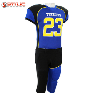 Uniforme de football américain Bengals 66 orange et noir, sans manches, en maille, 100% polyester, pantalon à taille élastique, ensemble pour hommes adultes - Product Image 2