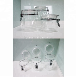 [Holar] Contenedor de comida acrílico hermético hecho en Taiwán de 650ml, 1000ml, 1250ml, para dulces, galletas, aperitivos, nueces - Product Image 3