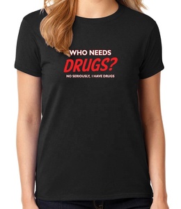 Camiseta de manga corta con cuello en V ecológica para mujer, estampado personalizado de algodón puro prelavado, 160 GSM, botón suave con cuentas - Product Image 2