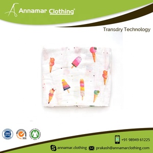 Wholesale Price <b>Comfortable</b> Baby Muslin Swaddle 100 % Organic Cotton Muslin Blanket Wrap From India - Product Image 3