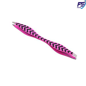 Pinzas de acero inoxidable con logotipo y etiqueta personalizada, pinzas para cejas antiestáticas, de alta calidad, para cosméticos - Product Image 3