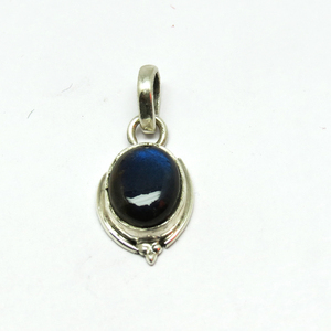 Adorable pendentifs en argent Sterling 925 bleu Labradorite, bijoux en argent Sterling, bijoux en argent frais - Product Image 6