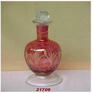 Botella de perfume de cristal antigua de diseño único personalizada al por mayor - Product Image 1