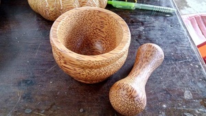 ครกและสากทำจากไม้มะพร้าว - Product Image 5