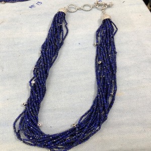 2mm Natural Royal Blue Lapis Lazuli Gemstone <b>Beads</b> Necklace Jewelry <b>Set</b> From Supplier at Wholesale Factory Price Online Genuine - Product Image 1