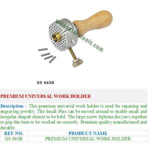Premium Universal Work Holder GS 663B Essential <b>Jewelry</b> <b>Tools</b> for Jewelers - Product Image 2