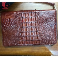 Dompet Kulit Asli Wanita dengan Motif Kulit Buaya untuk Dijual/Dompet Kulit Buaya