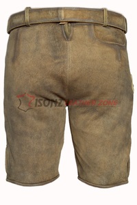 Cuero de vaca dividido bordado antiarrugas para hombre de talla grande para Oktoberfest festivales bávaros amigables con la maternidad - Product Image 2