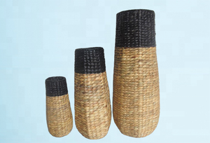 Elegant Straw Vase Made in VietNam/ Water Hyacinth Vase for Home Decor - Product Image 4