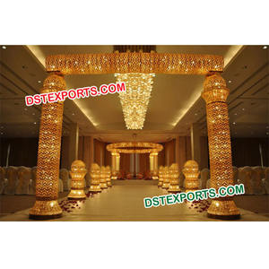 Bijou de mariage porte de cristal porte de bienvenue de mariage indien porte de bienvenue de nuit personnalisée décorations de porte de bienvenue de mariage Australie USA - Product Image 1