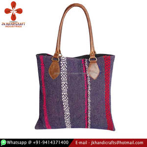 Mejor producto indio hecho a mano Vintage acolchado Kantha bandolera - Product Image 1