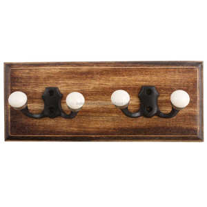 ตะขอเหล็กตกแต่งผนังครีมเซรามิก,ที่แขวนหมวกอเนกประสงค์นำกลับมาใช้ใหม่ได้สำหรับงานหนัก - Product Image 1