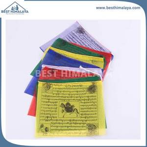 Tibetan Buddhist Prayer Flag Set for Meditation - Product Image 5