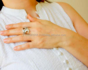 Anneau de moto bohème en acier inoxydable plaqué or 10K/18K - Product Image 2