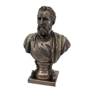 Hot bán cho vật liệu kim loại Michelangelo điêu khắc Antique Bronze busts