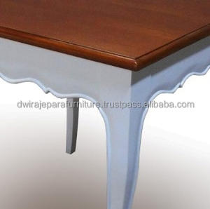 เฟอร์นิเจอร์ Jepara เครื่องเรือนไม้มะฮอกกานีสไตล์วินเทจโต๊ะรับประทานอาหารอินโดนีเซีย - Product Image 4