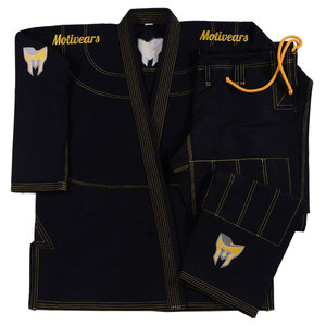 100% coton perle tissage noir BJJ uniforme brésilien Jiu Jitsu Gi BJJ Kimono matériel de haute qualité pour Reema technologies - Product Image 1
