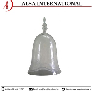 Tarro de campana de cúpula de cristal superior exportador a granel de etiqueta privada para decoración de bodas Fabricación de tarros de campana de cristal de India - Product Image 4