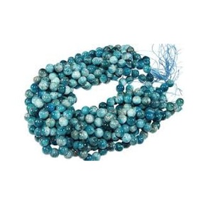 Mayorista de piedras preciosas, cuentas de apatita azul natural - Product Image 4