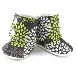 Bottines en laine biologique pour bébés de 0 à 18 mois, chaussures molletonnées, de qualité supérieure, unisexe, vente en gros, livraison gratuite - Product Image 1