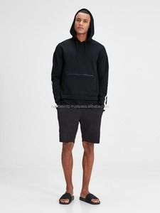 Vente en gros de sweats à capuche noirs pour hommes - Product Image 2