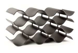 ชั้นวางขวดไวน์,ที่วางขวดไวน์ที่ทำความเย็นและที่วางบาร์โลหะสีที่กำหนดเองอย่างยั่งยืน - Product Image 3