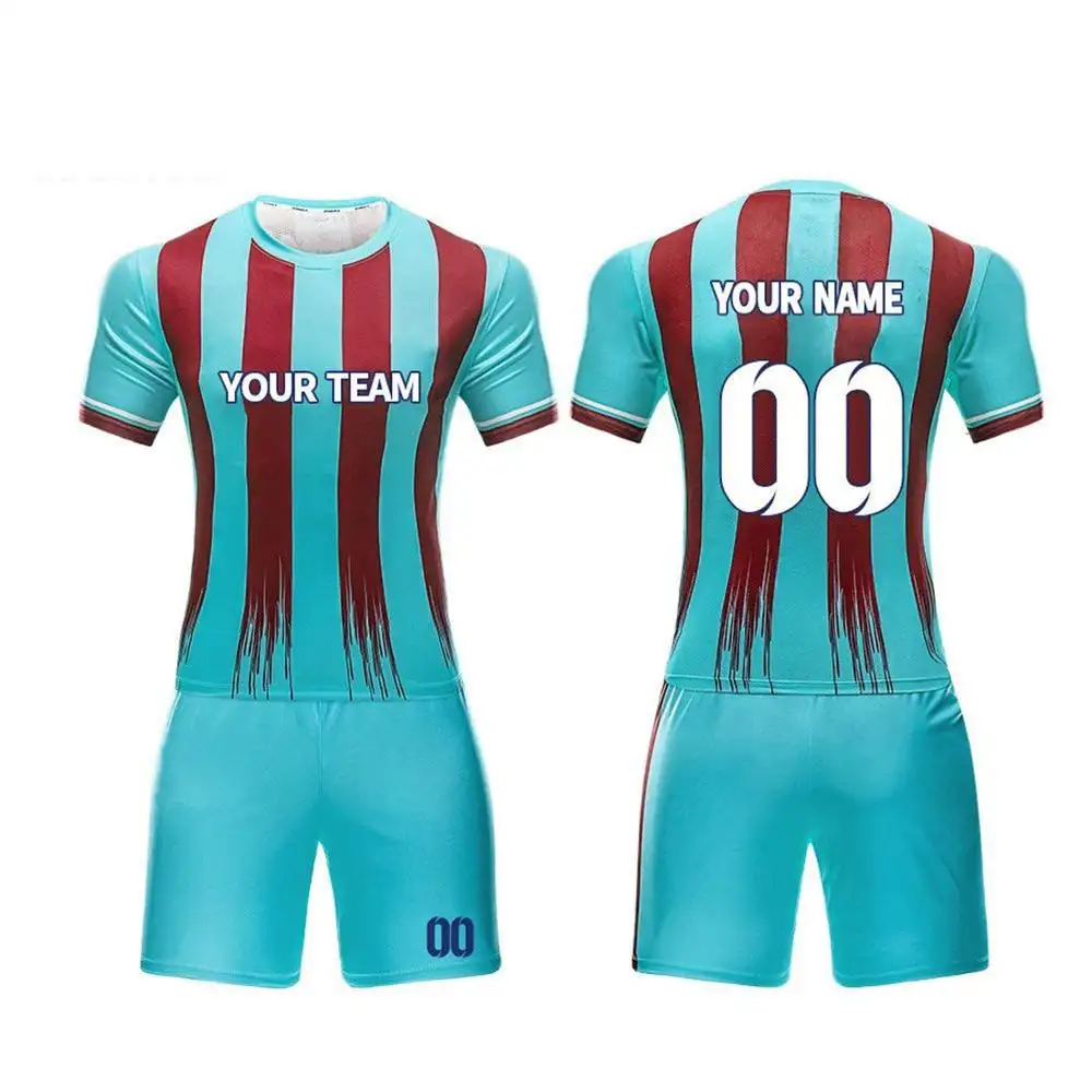 Set di uniformi da calcio su misura sublimati con LOGO con numero di nome abbigliamento squadra maglia da calcio ARGENTINA MESSI SOCCER nuova stagione