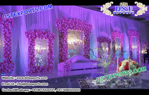 Decoración elegante para boda, con fondo de vela de Metal canadiense, decoración de fondo para ceremonia de boda - Product Image 3
