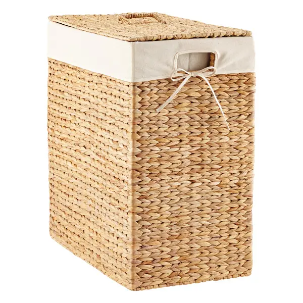 Basket storage handmade handwoven water hyacinth basket cheap products high quantity