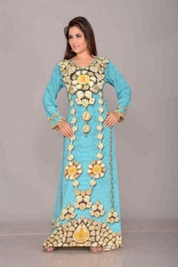 Caftán-vestido musulmán de moda, caftán, india, india, jalabiya, CAFATAN - Product Image 3
