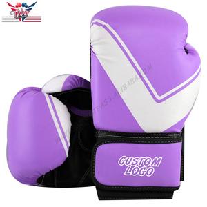 Gants de boxe de qualité supérieure pour entraînement de combat, marque privée, logo personnalisé, cuir PU, Muay Thai, entraînement de boxe - Product Image 5
