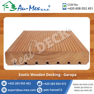 Exótico Garapa Decking liso/liso y con Lengüeta/perfiles acanalados - Product Image 2