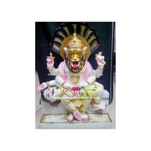 Marble Narasimha Statue - Product Image 1