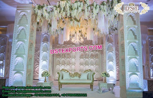 Asian Wedding <b>Candle</b> Back Wall Decoration Wedding Stage <b>Candle</b> Back-wall European Wedding <b>Candle</b> Holder Backwall - Product Image 4