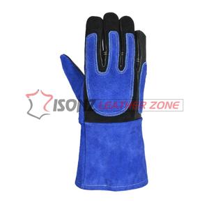 Custom Leather <b>Tig</b> <b>Welding</b> <b>Gloves</b> XL Size Safety <b>Gloves</b> With Anti-impact Waterproof Anti-Slip Functions - Product Image 6
