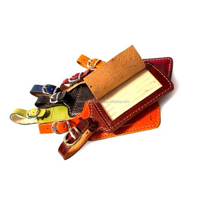 Etiqueta de equipaje de cuero PU de regalo personalizado de moda - Product Image 1