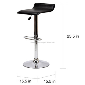 Tabouret de Bar réglable en cuir, style industriel - Product Image 2