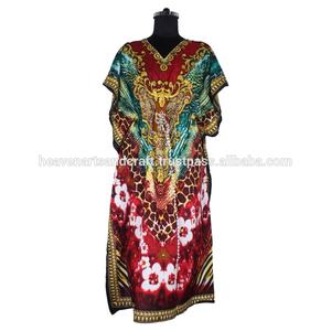 African <b>Dresses</b> for Women 2025 <b>Sexy</b> African Dashiki <b>Dress</b> Long Kaftan for African Women <b>Dress</b> Hand Block Printed Kaftan <b>Dress</b> - Product Image 2