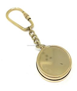 <b>Antique</b> Brass <b>Compass</b> Keychain Nautical Decorative Designer Hanging Keychain Item Handicraft by Calvin As Gift Made From Metal - Product Image 4