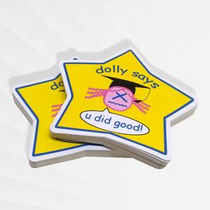 Autocollant en vinyle découpé en PVC imperméable résistant aux UV adhésif fort facile à décoller pour une utilisation intérieure et extérieure Commande minimale 100 pièces - Product Image 1