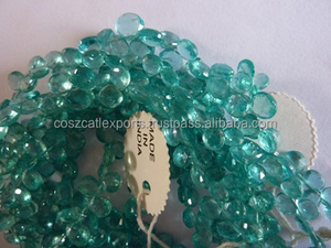 Perles en vrac Apatite Quartz perles cristaux pierres de guérison pierre précieuse pour la fabrication de bijoux couleur néon - Product Image 4