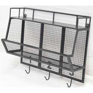 Loft industriel européen américain maille de fer tenture murale utilitaire cuisine plaque ustensile vacances crochets support mural armoire - Product Image 6