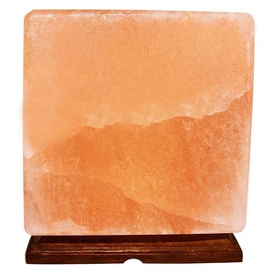 Natural Rock Salt cube Shape <b>Lamp</b> Orange indian make - Product Image 2