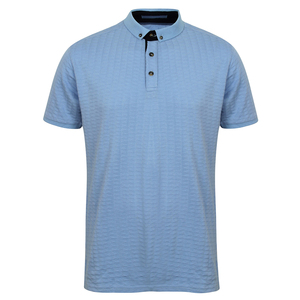 เสื้อโปโลแขนสั้นของผู้ชายทรงเข้ารูปเข้ารูปดีไซน์ใหม่โลโก้ตามสั่งสำหรับฤดูร้อน - Product Image 1