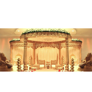 Mandap Dinámico para Bodas, Fabricante de Mandaps para Bodas Indias, Conjunto de Mandap de Fibra para Decoración de Bodas, Guyana, Nueva Zelanda - Product Image 1