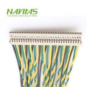 Connecteur de câble LVDS personnalisé HRS DF19 14pos 1mm pas HRS DF13 40pos câble LVDS personnalisé 1.25mm - Product Image 4